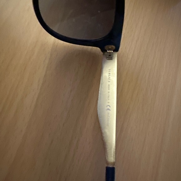 Versace Black Cat-Eye Sunglasses